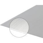 Plaque polycarbonate alvolaire 4mm - l: 50 cm - l: 105 cm - translucide