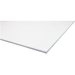 Plaque pvc expans blanc - l: 100 cm - l: 50 cm - e: 10 mm - blanc
