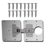 Plaque de rparation de charnire darmoire kit de rparation de charnire de porte darmoire de cuisine ...