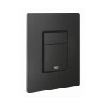 Plaque de commande wc - grohe - even - noir - plastique - quickfix