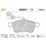 Plaquette de frein gamme first volkswagen multivan fr - valeo - 302047