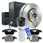 Plaquettes de frein sabots + disques 304mm avant citroen c5 iii peugeot 508 i