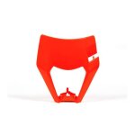 Plastique de plaque phare racetech orange fluo ktm exc orange fluo