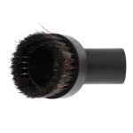 Plastique + poils de crin de cheval brosse à meubles pour aspirateur brosse ronde pour nettoyer la saleté ... Plastique + poils de crin de cheval brosse à meubles pour aspirateur brosse ronde pour nettoyer la saleté ...
