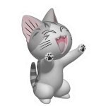 Tirelire - plastoy - chi une vie de chat - gris et blanc - mixte - enfant