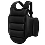 Plastron de boxe protection mma pro advance corps chest protector garde armour noir