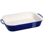 Plat de cuisson - staub - 405111490 - c�ramique - 45 l - bleu marine - r�sistant � la chaleur