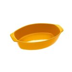 Plat à four - paris prix - daom - céramique - ovale - jaune 28cm Plat à four - paris prix - daom - céramique - ovale - jaune 28cm