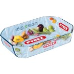 Plat � four - pyrex - rectangulaire - verre - 33x22x7 cm - compatible lave - vaisselle