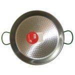 Plat à paëlla en acier poli - d: 42 cm Plat à paëlla en acier poli - d: 42 cm