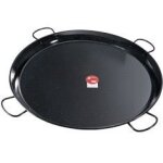 Plat  paella en mtal maill  90 cm