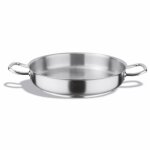 Plat  paella professionnel inox  20  60 cm - pujadas - l1 - l1 - p1 - h1 - inox
