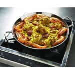 Plat à paëlla professionnel en inox - 40 cm Plat à paëlla professionnel en inox - 40 cm