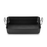 Plat � r�tir - le creuset - les forg�es - 35 x 27 cm - anti - adh�rent - fonte daluminium