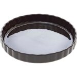 Plat à tarte - paris prix - céramique - 28cm - gris - compatible lave - vaisselle et four traditionnel ... Plat à tarte - paris prix - céramique - 28cm - gris - compatible lave - vaisselle et four traditionnel ...