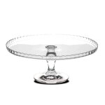 Plat  tarte en verre - diamtre 32. 2 cm x hauteur 13 cm - juanio