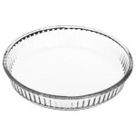 Plat à tarte - paris prix - rond 26cm - verre transparent - compatible lave - vaisselle - pratique & ... Plat à tarte - paris prix - rond 26cm - verre transparent - compatible lave - vaisselle - pratique & ...
