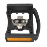 Plate - forme pour p�dales automatiques spd m - wave noir - paire