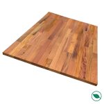 Plateau acajou massif huil� lamell� coll� about� 1600 x 800 x 26 mm - fsc 100% forestea dimensions : ...