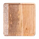 Plateau carr� spirit 36 cm - table passion