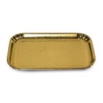 Plateau en carton dor� - guardini - 33x43cm - rectangulaire