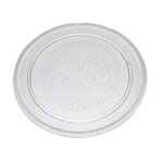 Plateau micro onde en verre (sans ergot central) 245 mm dorigine four micro - ondes 3390w1a035a smeg ...