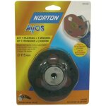 Plateau de ponage + 5 disques avos - norton - d: 115 mm