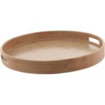 Secret de gourmet - plateau rond - diam. 40 cm. - bambou