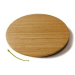 Plateau rond rotatif plateau de service tournant plat rond rotatif de table - diamtre 35 x hauteur 2. ...
