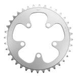 Plateau route triple stronglight 5bra 7075 9 - 10v. - argent� - 9 / 10 vitesses 74 mm / 36t