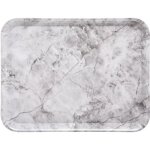 Plateau de service effet marbre - paris prix - mela - blanc - rectangulaire Plateau de service effet marbre - paris prix - mela - blanc - rectangulaire