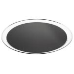 Plateau de service rond inox antid�rapant - olympia 355 mm