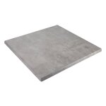 Plateau de table carr� stratifi� 60 x 60 cm b�ton cir� - oviala