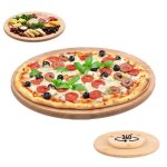 Plateau tournant en bois 30 cm plateau rotatif plateau de service rotatif de pizza et fromages