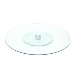 Plateau tournant en verre - paris prix - golad - diamtre 455cm - forme ronde