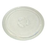 Plateau tournant en verre pour micro - ondes whirlpool -  250 mm - blanc