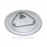 Plateau tournant en verre pour micro - ondes whirlpool - 360mm - pice dorigine constructeur