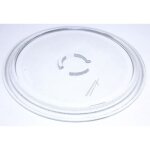 Plateau en verre - whirlpool - 28 cm - compatible micro - ondes il10 12 - max14 15 - rsistant  la chaleur ...