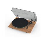 Platine - pro - ject - t1 evo phono - préamplificateur intégré - cellule ortofon om10 - noyer Platine - pro - ject - t1 evo phono - préamplificateur intégré - cellule ortofon om10 - noyer
