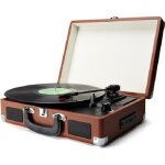 Platine valise tourne disque - velleman - entirement manuel - encodage usb - marron
