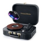 Platine vinyl - muse - mt - 201 gld - stro 33 / 45 / 78 tours - bluetooth - enceintes 2x5w