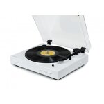 Platine vinyle automatique entrainement par courroie - blanc Platine vinyle automatique entrainement par courroie - blanc