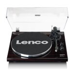 Lenco lbt - 288wa - platine avec transmission bluetooth marron fonc