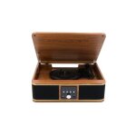 Platine vinyle - halterrego - boston - bluetooth - 3 vitesses - haut - parleurs int�gr�s