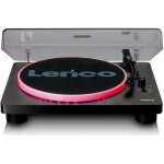 Lenco ls - 50ledbk - platine vinyle avec haut - parleurs intgrs et clairage led