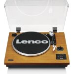 Platine vinyle - lenco - bluetooth haut - parleurs intgrs usb mp3 aux 2x5w rms - ls - 55wa - marron ...