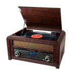 Platine vinyle muse mt - 115 dab micro - chane radio  lecture numrique fm dab / dab + 33 / 45 / 78 ...