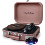 Platine vinyle - muse - mt - 201btp - enceintes intégrées - usb / aux - lumière ovni Platine vinyle - muse - mt - 201btp - enceintes intégrées - usb / aux - lumière ovni