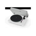 Platine vinyle - pro - ject - t1 evo phono - blanc - cellule ortofon om10 - préamplificateur intégré Platine vinyle - pro - ject - t1 evo phono - blanc - cellule ortofon om10 - préamplificateur intégré
