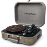Platine vinyle stéréo grise 33 / 45 / 78 trs mt - 201btg - match Platine vinyle stéréo grise 33 / 45 / 78 trs mt - 201btg - match